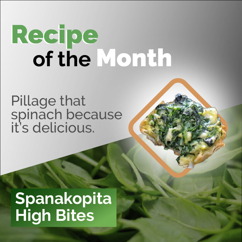 Spanakopita High Bites-Recipe of the month
