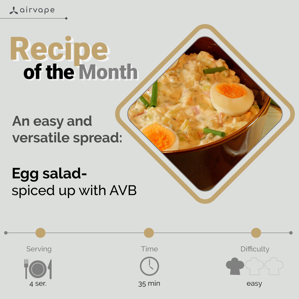 Egg salad - spiced up with AVB