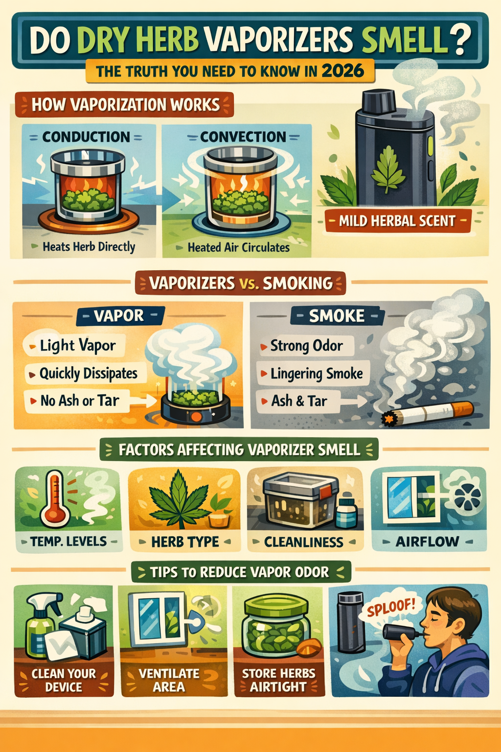 Do Dry Herb Vaporizers Smell?