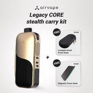 Legacy CORE Stealth Carry Kit | Dry Herb & Wax Vaporizer with Wireless Charger & Smell-Proof Storage