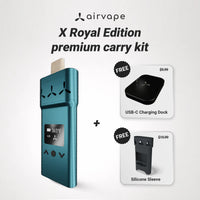 X Royal Edition Premium Carry Kit | Dry Herb & Concentrate Vaporizer Bundle for Travel in Style