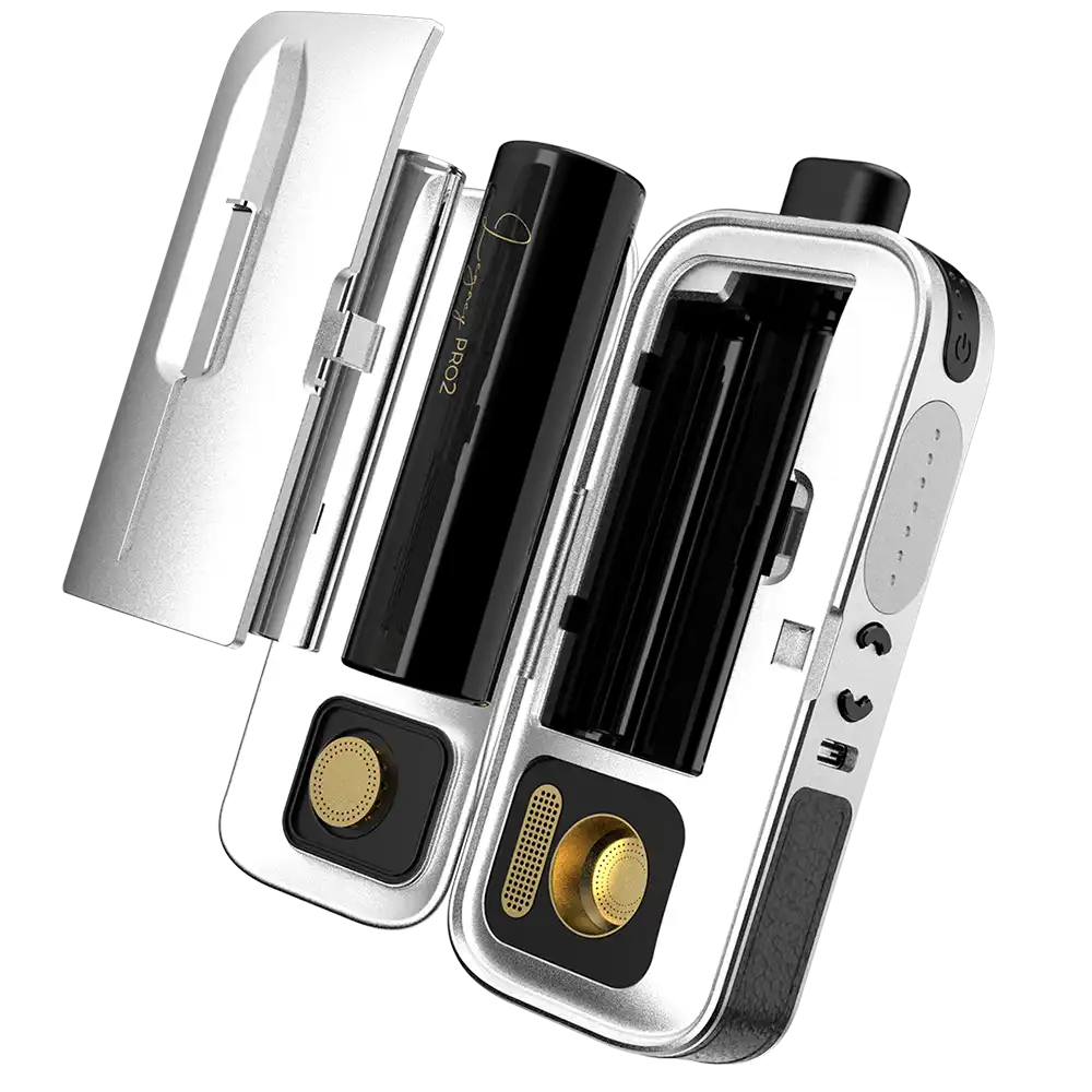 LEGACY CORE | Dry Herb & Wax Dual Use Vaporizer - 7 LED Heat Levels, Smooth and Easy-to-Use