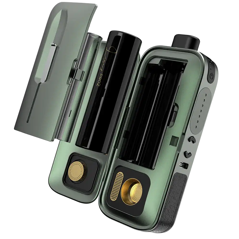 LEGACY CORE | Dry Herb & Wax Dual Use Vaporizer - 7 LED Heat Levels, Smooth and Easy-to-Use