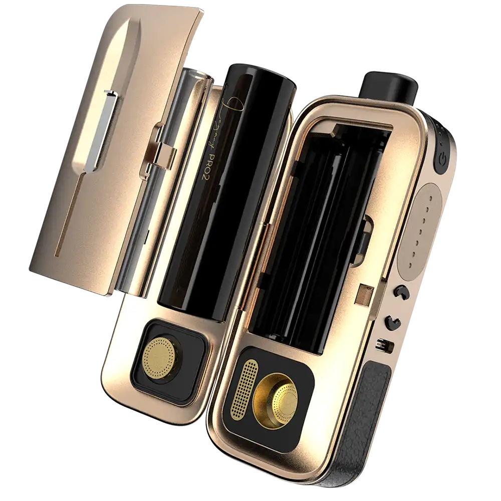 LEGACY CORE | Dry Herb & Wax Dual Use Vaporizer - 7 LED Heat Levels, Smooth and Easy-to-Use