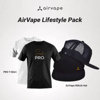 AirVape Lifestyle Pack | NiNJA Hat and PRO T-Shirt for Comfortable Everyday Casual Wear Outfit