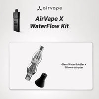 AirVape X WaterFlow Kit | Dry Herb & Wax Vaporizer Bundle with Water Bubbler for Refined Vapor