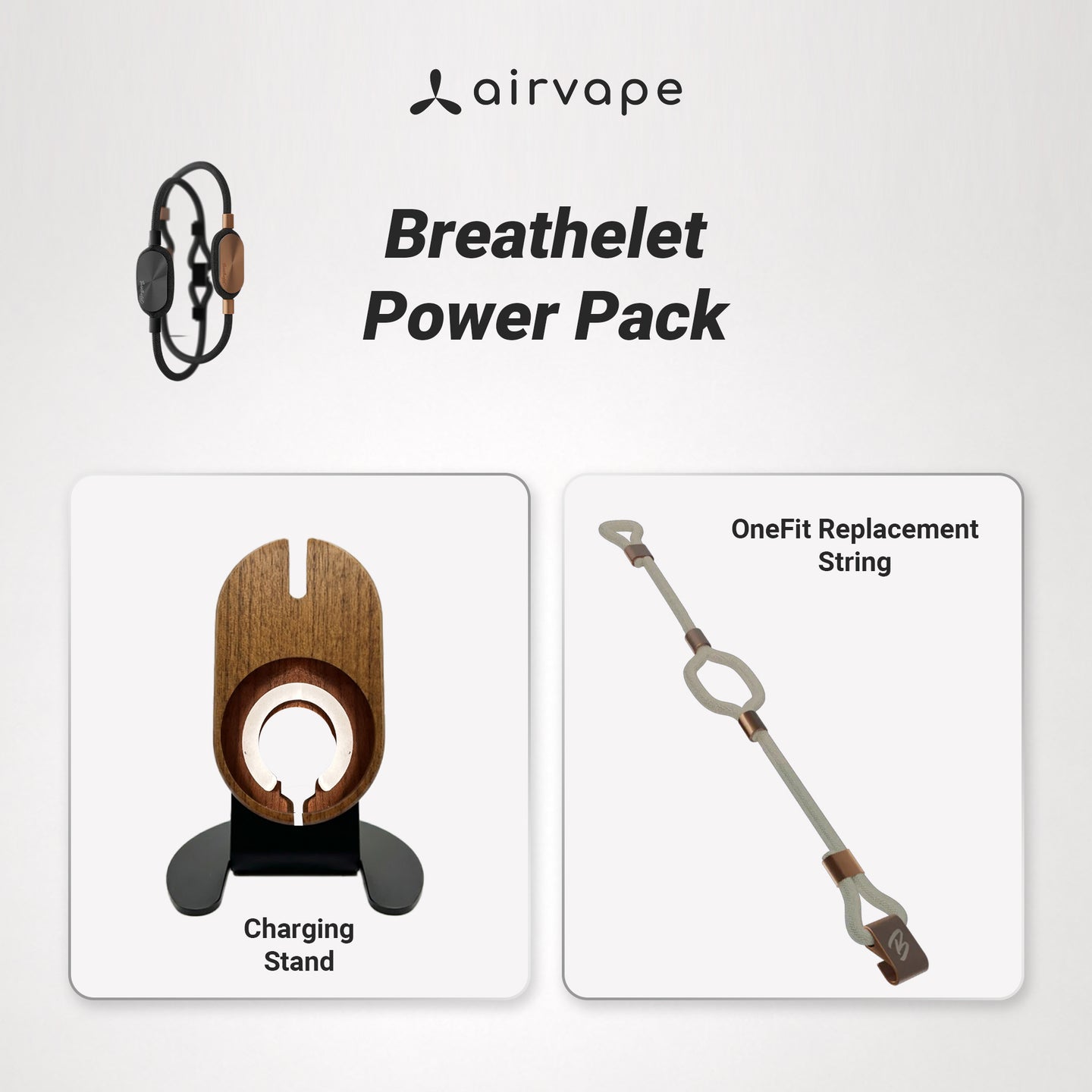 Breathelet Power Pack | OneFit String Replacement with Charging Stand for Daily Convenience