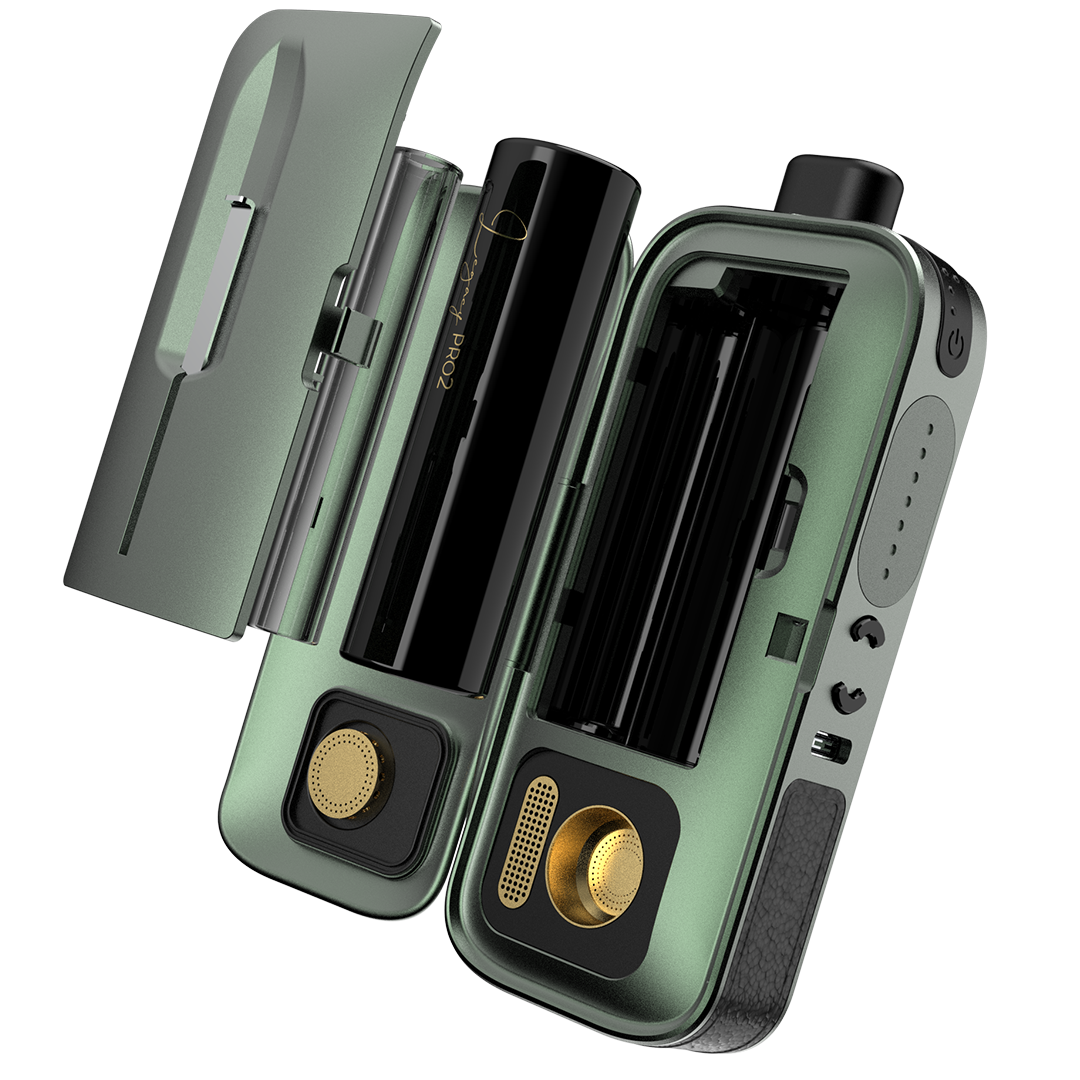 Legacy CORE Stealth Carry Kit | Dry Herb & Wax Vaporizer with Wireless Charger & Smell-Proof Storage
