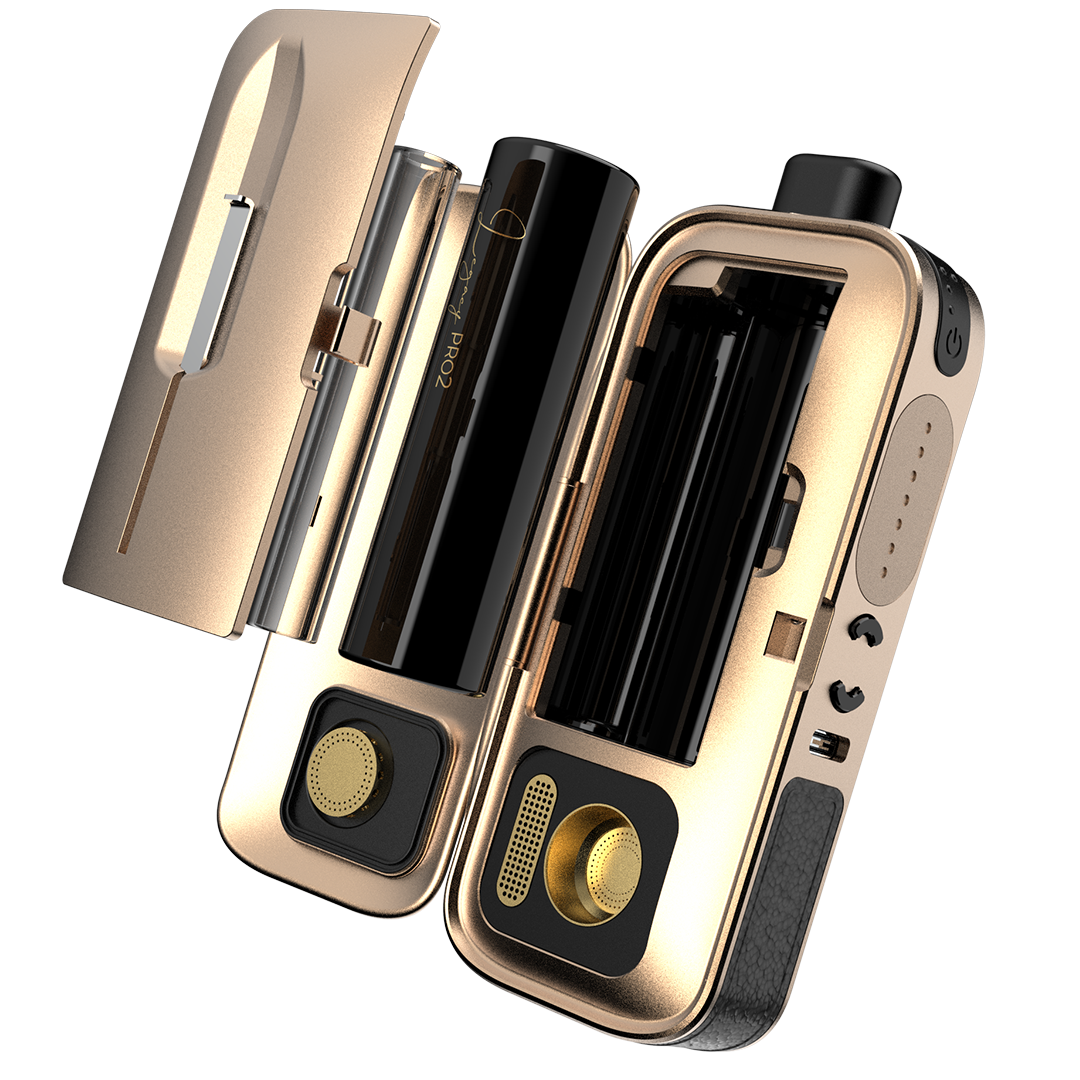 Legacy CORE Stealth Carry Kit | Dry Herb & Wax Vaporizer with Wireless Charger & Smell-Proof Storage