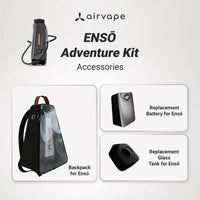 ENSŌ Adventure Kit | Complete Travel Bundle with Backpack, Replacement Battery & Glass Tank