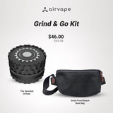 Grind & Go Kit | Beach Bum Smell Proof Bag with Sprocket Grinder for Ready Travel Sessions