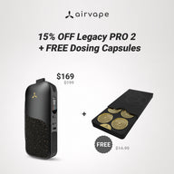 Legacy PRO 2 Premium Prep Bundle with FREE Dosing Capsules for Cleaner, Faster & Smooth Sessions