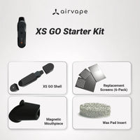 XS GO Starter Kit | Replacement Screens, Wax Pad, Shell and Magnetic Mouthpiece for XS GO