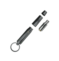 OM KEYCHAIN WAXPEN | Elegant Design – Gunmetal Finish, Discreet, Fast Heating and USB Rechargeable